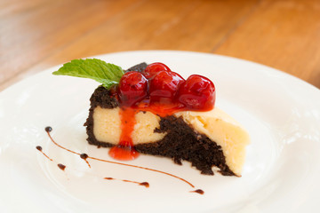 brownie cheesecake