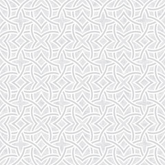 Geometric abstract pattern background. light Grey wallpaper, vector illustration