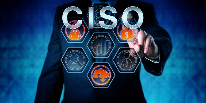 Corporate Executive Touching CISO