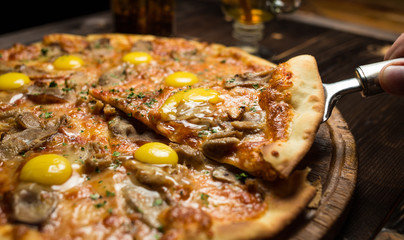 Italian pizza Bavarian