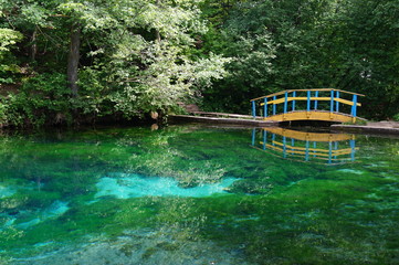 Blue Lake in Kazan, Tatarstan, Russia.