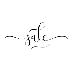Sale hand lettering