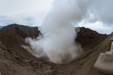 Mountain Bromo volcano - island Java Indonesia