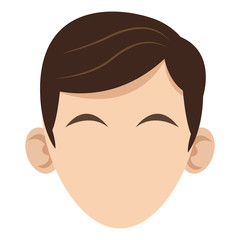 head of man with hair icon