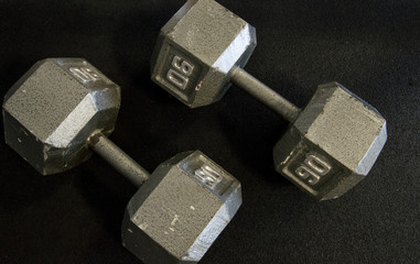 90 Pound Dumbbells