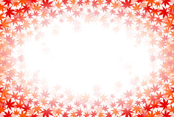 紅葉　秋　背景　フレーム