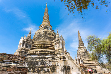 Wat Phrasrisanphet Old Temple Ayutthaya Historical Park