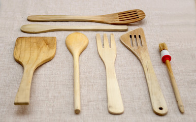 Wood kitchen tools