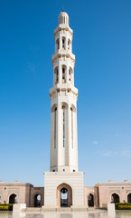 Fototapeta na wymiar Sultan Qaboos Grand Mosque, Muscat