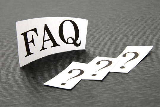FAQのロゴとクエスションマーク