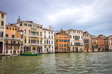 Fototapeta na wymiar View of Venice Grand Canal
