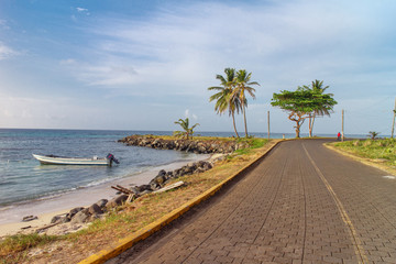 road from corn island, Nicaragua