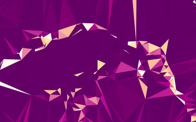 Abstract low poly background, geometry triangle