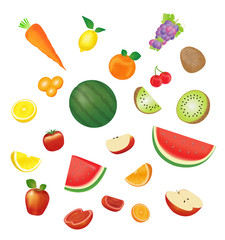 juice soft drink cup with a fruits 