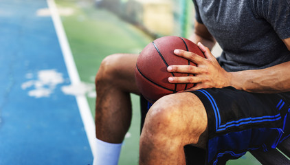 Basketball Athlete Ball Sport League Skill Player Concept