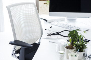 Doctor's desk