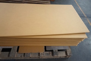 stack of corrugated paper