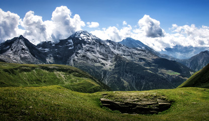 Fototapeta na wymiar Walliser Alpen, Saflischpass