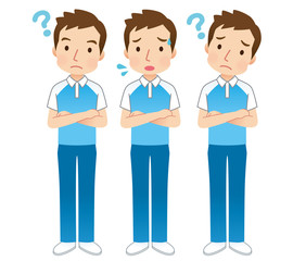 男性スタッフ　表情セット