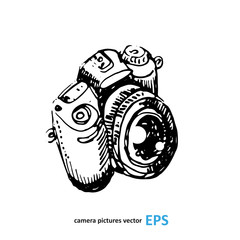 Camera photography vector illustration.