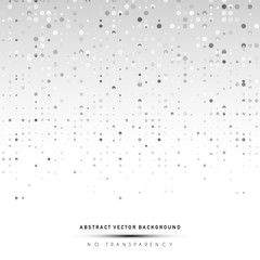 Abstract vector background with grey, black and white dots.