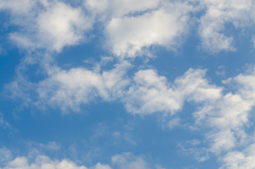 Naklejka na ściany i meble Blue sky and clouds for background,Blue sky beauty