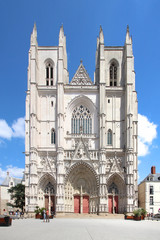 Fototapeta na wymiar Nantes (France) / Cathédrale St-Pierre et St-Paul