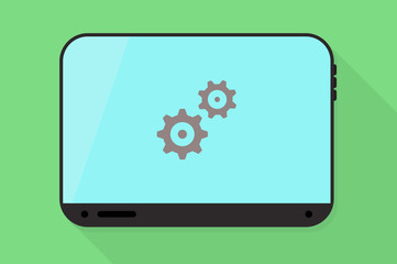 Tablet vector illustration