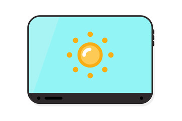Tablet vector illustration
