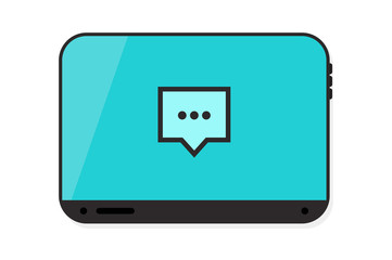 Tablet vector illustration