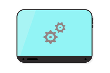Tablet vector illustration