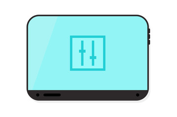 Tablet vector illustration