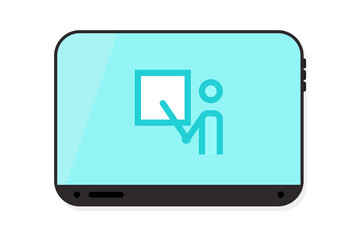 Tablet vector illustration