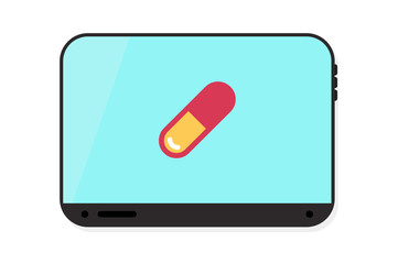 Tablet vector illustration