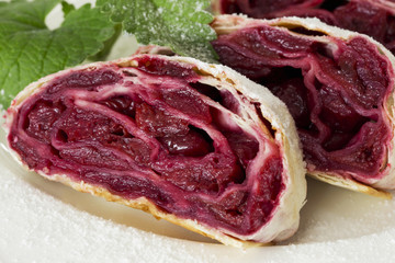 the cherry strudel