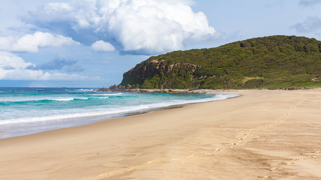 Beautiful Beach at Glenrock Park in Newcastle, NSW Australia