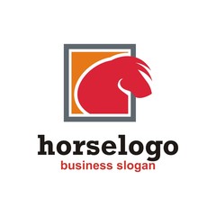 Animals Horse logo vector