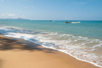 Fototapeta na wymiar Fisheries; Thailand style on the beach