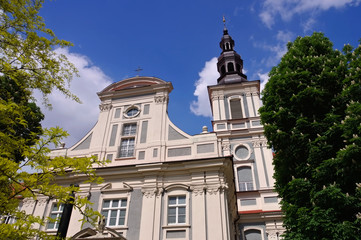 Fototapeta na wymiar Breslau St.-Klara-Kirche - Breslau, old St.-Klara-Church