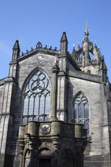 Fototapeta na wymiar St Giles Cathedral Church, Edinburgh