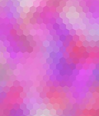 Colored polygonal background consist of hexagons. For your design