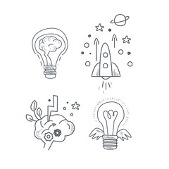 Idea Symbolic Icon Set