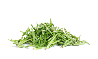 Rosemary on white background.