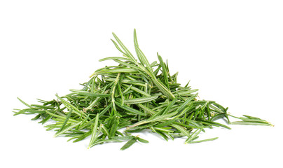 Rosemary on white background.