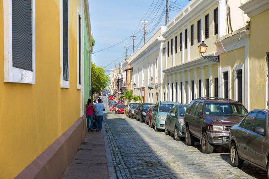 on the street of San Juan, Puerto Rico