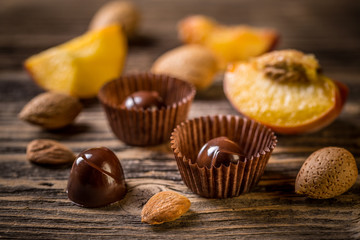 Obraz na płótnie Canvas Chocolate sweets