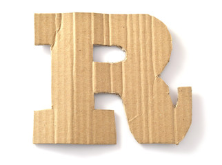 Cardboard font