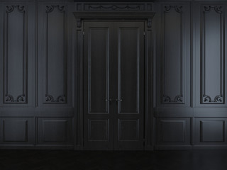 dark wooden interior