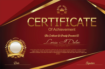 Certificate or diploma template