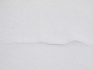 crack on white wall texture